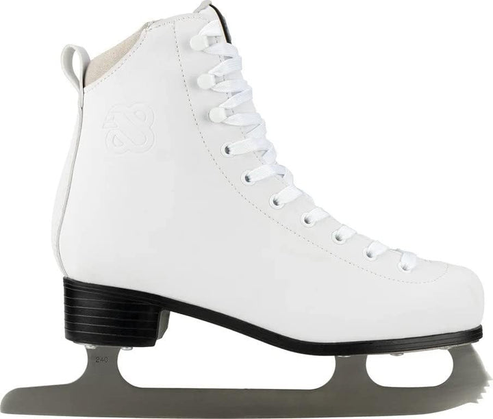 Nijdam Schreuders Sport Semi-Softboot Inlineskate 52 Schwarz/Grau/Gelb 41 EU Weiss, 41 EU Weiss