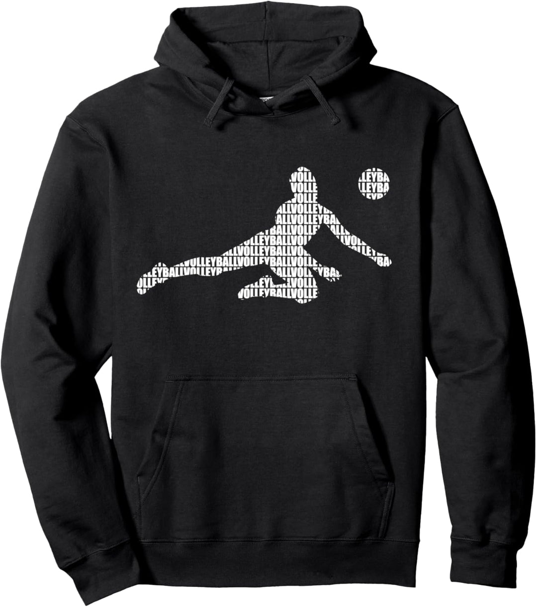 Volleyball Volleyballer Volleyballspieler Beachvolleyball Pullover Hoodie