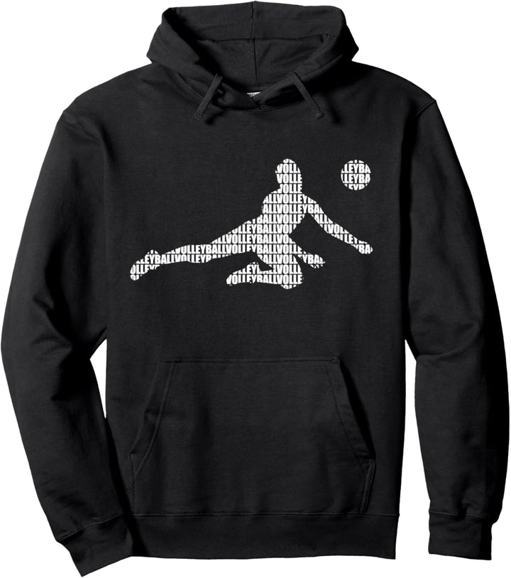 Volleyball Volleyballer Volleyballspieler Beachvolleyball Pullover Hoodie