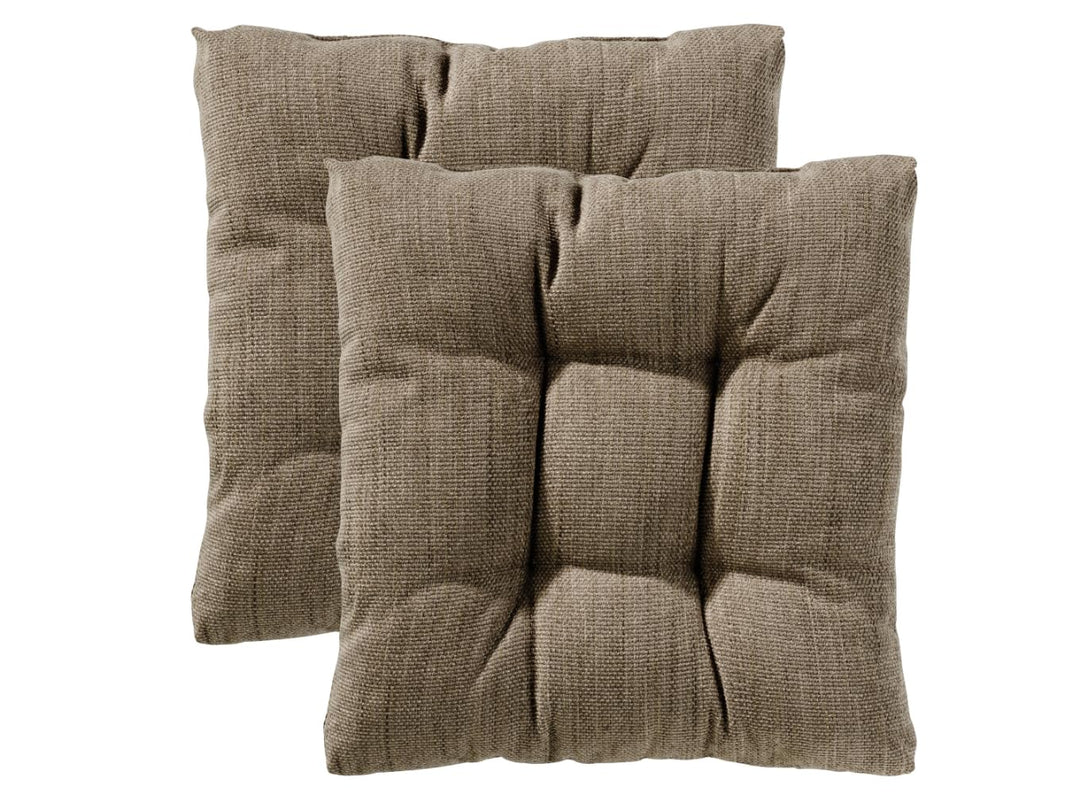 Traumnacht Cozy Stuhlkissen 40x40x6 cm | Hellbraun | Bequem & hochwertig | Hoher Sitzkomfort | Pfleg