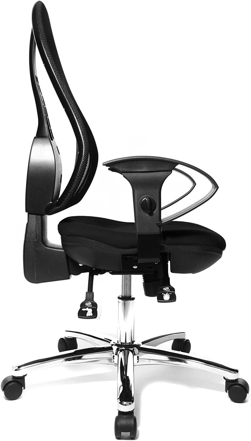 Topstar Open Point SY Deluxe, ergonomischer Syncro-Bandscheiben-Drehstuhl, Bürostuhl, Schreibtischst