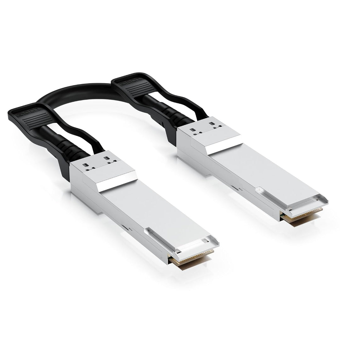 QSFP28 DAC-Kabel 100G 2 m | Direct Attach Copper, QSFP28-Stecker, 100GbE-Netzwerk, Plug &amp; Play, Late