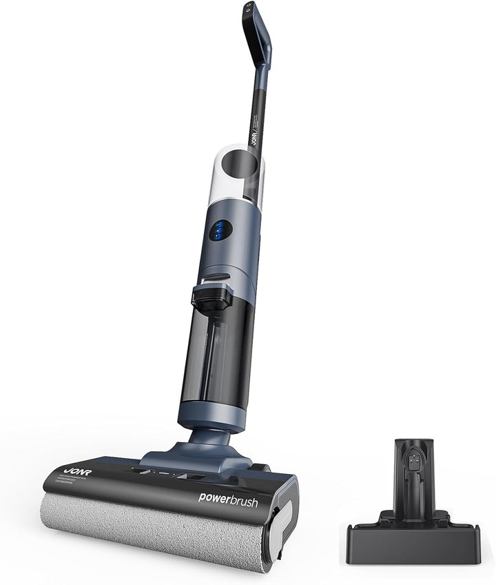 JONR ED12 Pro Nass Trockensauger Akku, Kabelloser Saugwischer, Dreikantenreinigung, Heisswasser-Selb