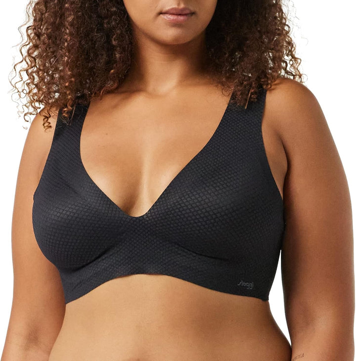 Sloggi Damen Zero Feel Flow Bralette Bustier L Schwarz, L Schwarz
