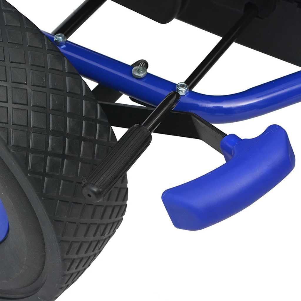 Pedal Go-Kart mit verstellbarem Sitz Blau,11.2kg,80152