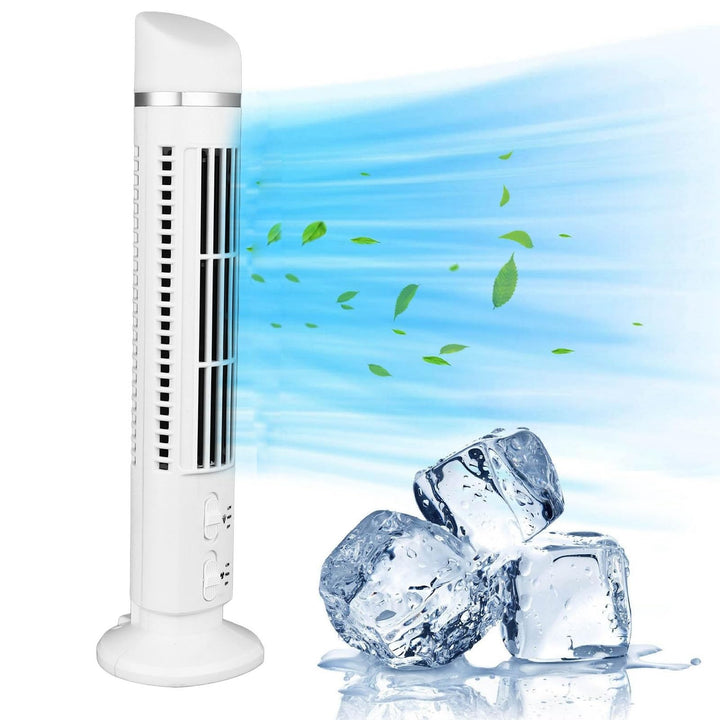 Turmventilator ohne Flügel, Tragbarer USB-Tischventilator mit Licht und Flügellosem Design für Zuhau