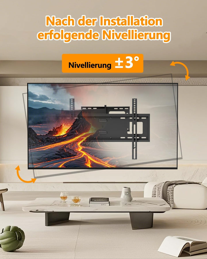 FORGING Mount TV Wandhalterung mit 1090 mm Extra Langem Gelenkarm für 32-80 Zoll LCD/LED/OLED Flachb