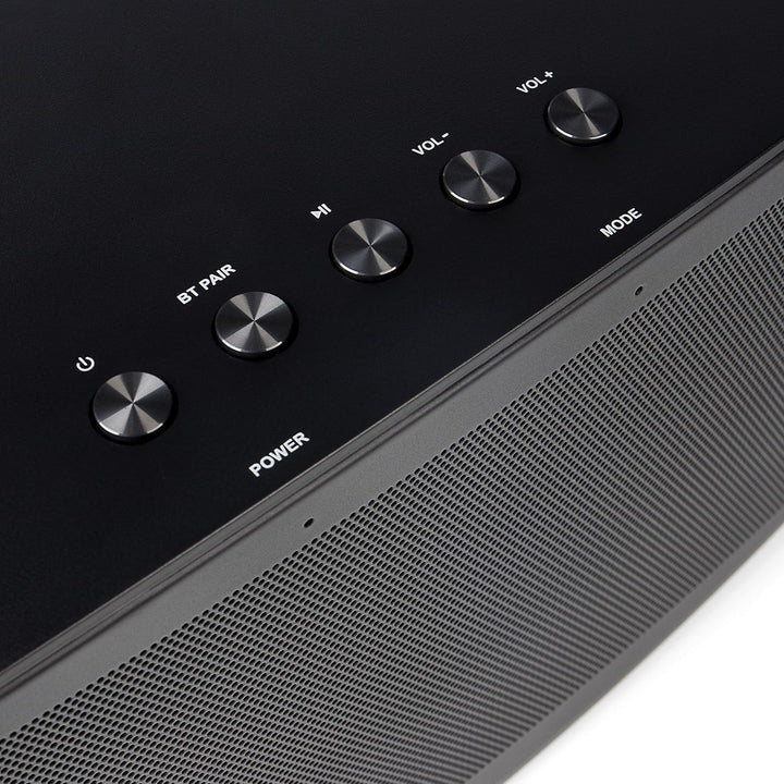MR 100 Designlautsprecher | Schnurloser Multiroom Lautsprecher mit W-LAN Streaming | Aux In und Blue