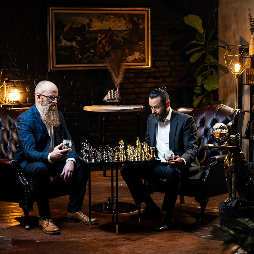 WHISISKEY Whisky Karaffe Set - Whiskey Geschenkset - Geschenke für Männer - Männergeschenke Geschenk