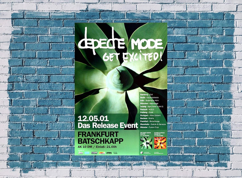 Depeche Mode - Release Event, Frankfurt 2001 » Konzertplakat/Premium Poster | Live Konzert Veranstal