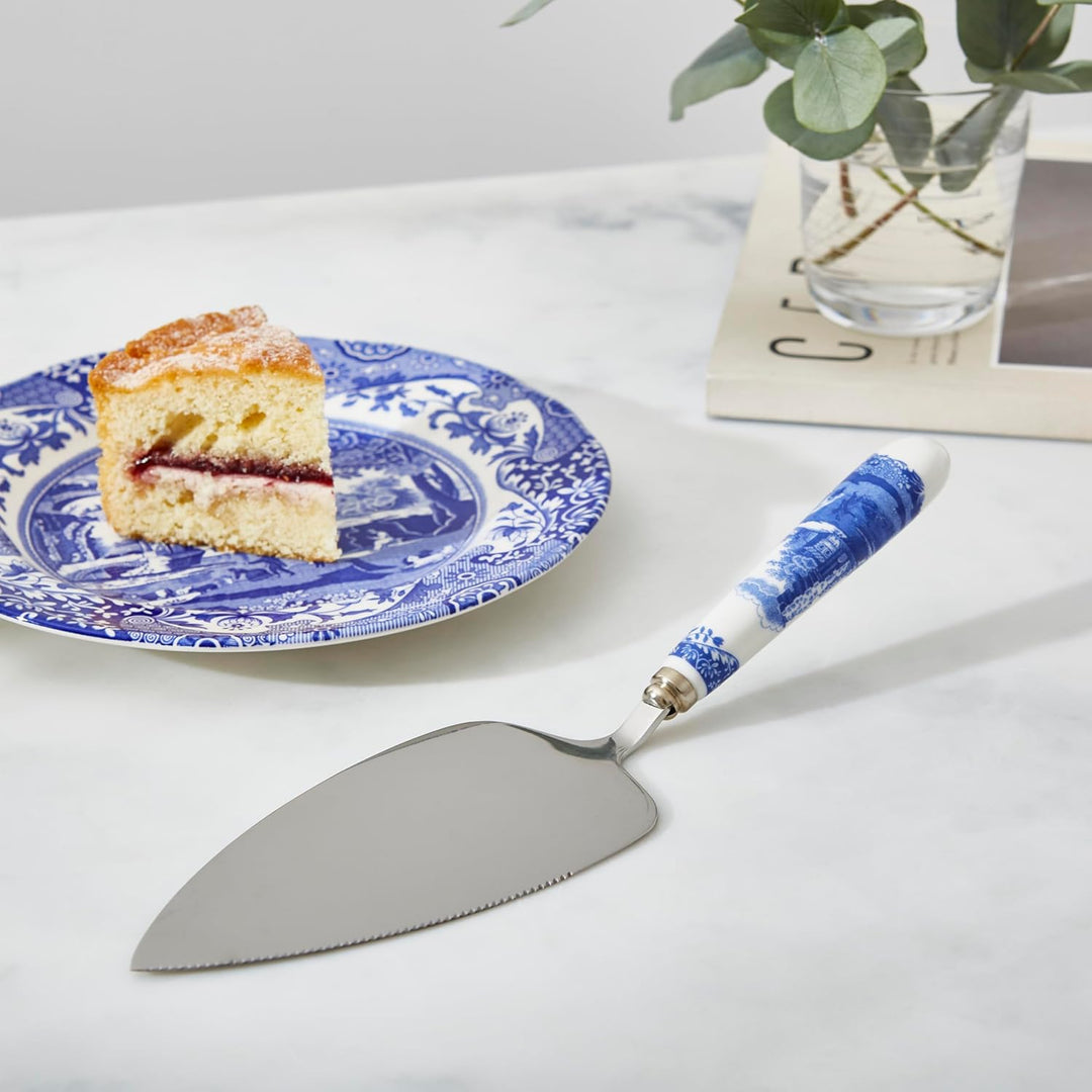 Spode Bleu tranche de gâteau italien