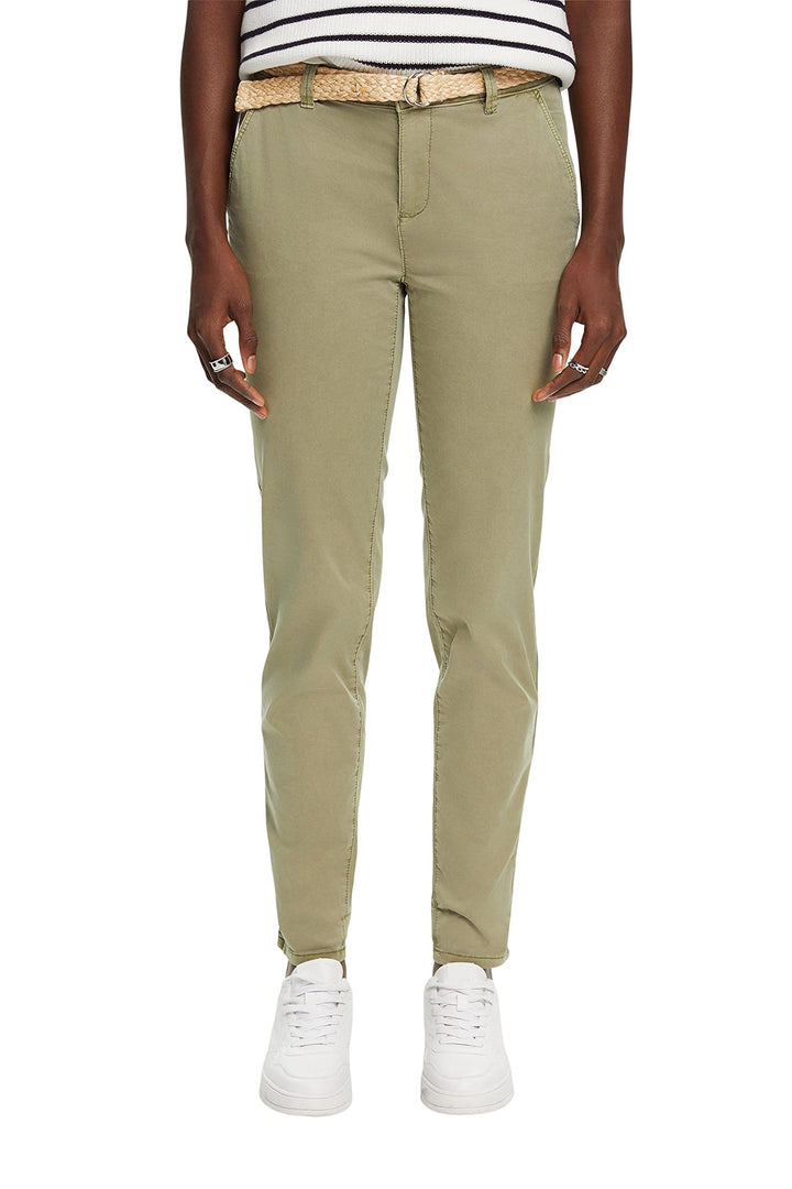 ESPRIT Damen Hose 32W / 32L 345/Light Khaki, 32W / 32L 345/Light Khaki