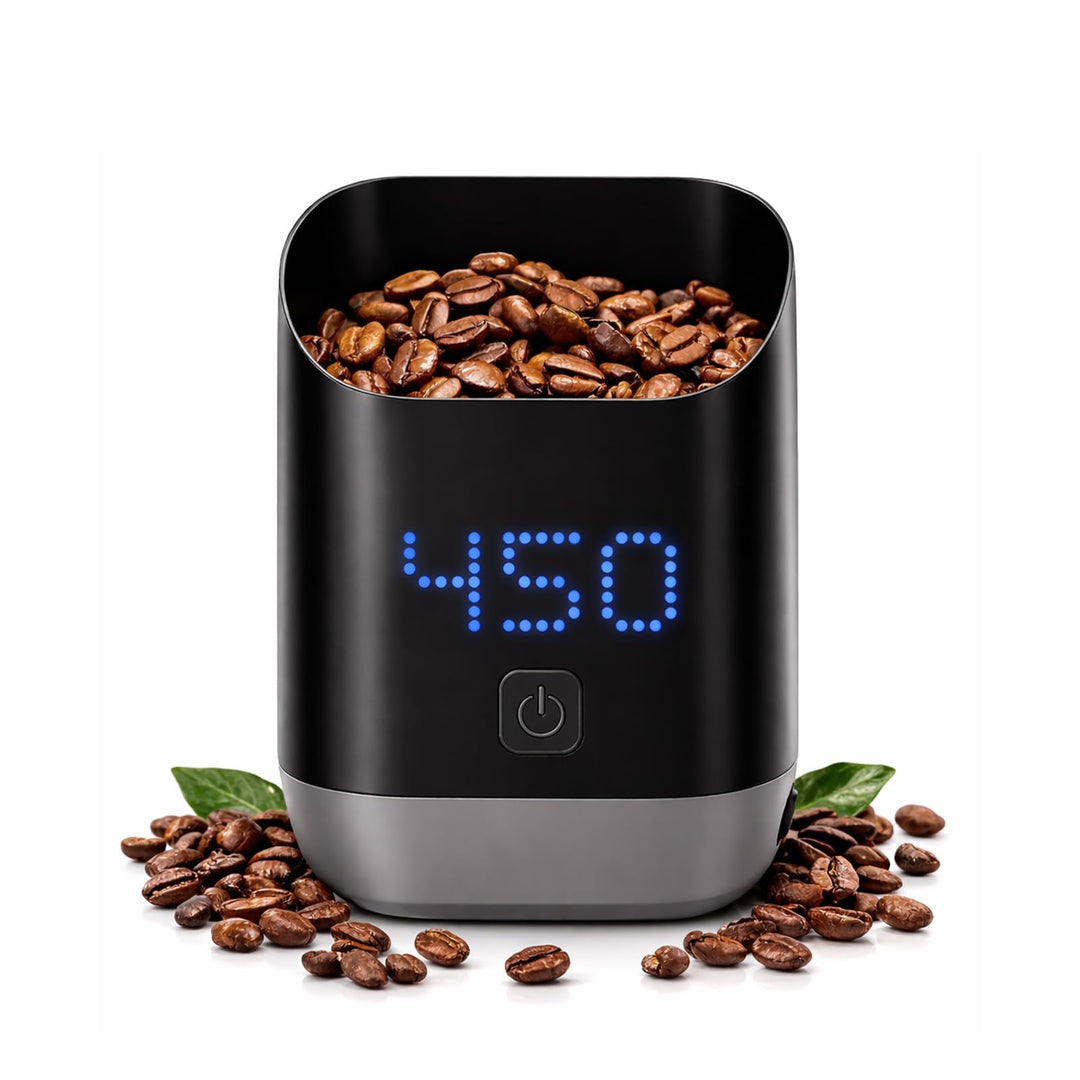 Digitale Kaffeewaage mit LED-Display von MMOBIEL – 0.1g/1g Präzision Kaffee Dosierbecher für Espress