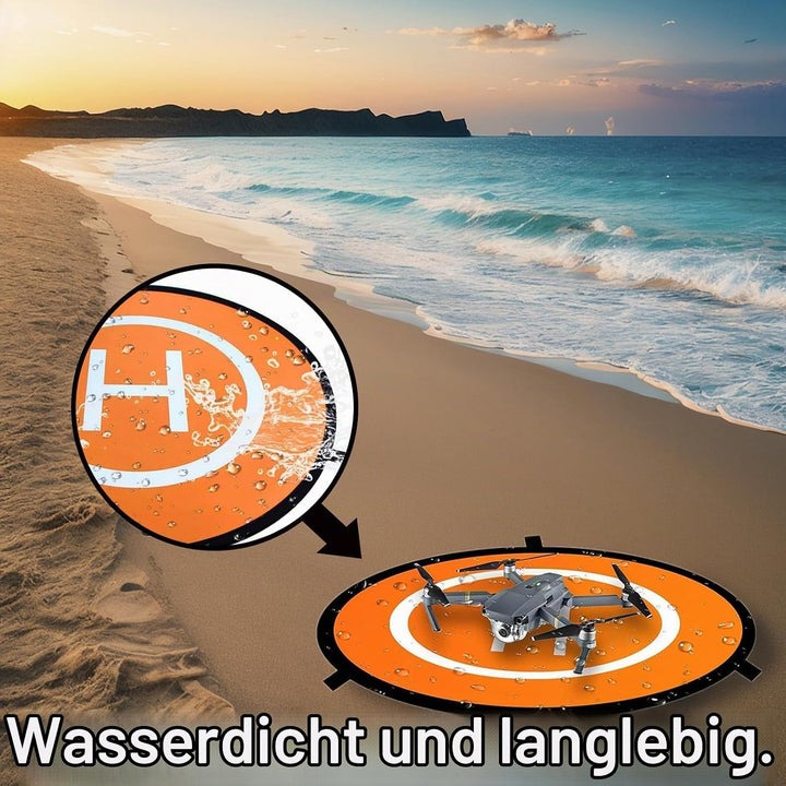 Drone Landing Pad, Tragbare Faltbare Landing Pads,Wasserdicht Doppelseitig Drohnen Landeplattform,Un