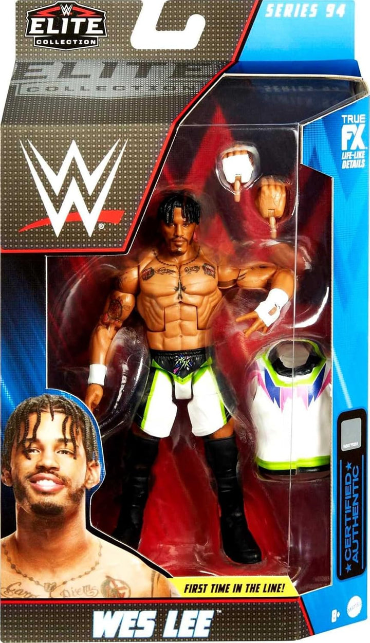 WWE Matt WWE Wes Lee Elite Collection Actionfigur, 15,2 cm, bewegliches Sammlerstück, Geschenk für W