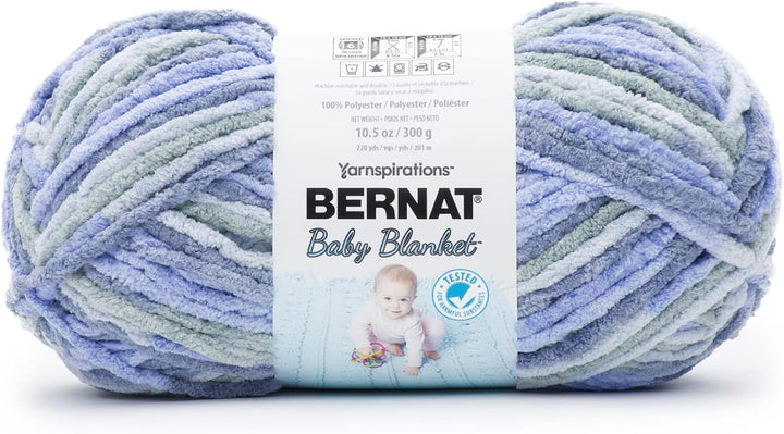 Bernat BB Babydecken-Garn, Lovely Blue, 1 Stück 1 Packung Schönes Blau, 1 Packung Schönes Blau