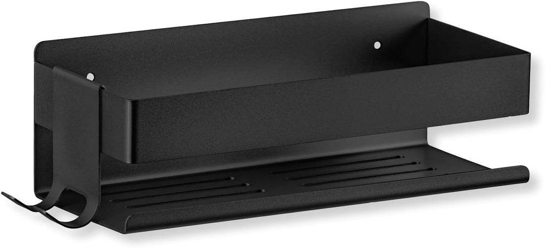 BENKSTEIN Duschablage | Duschregal zum Kleben oder Bohren | Duschkorb zum Hängen – auch ohne Bohren