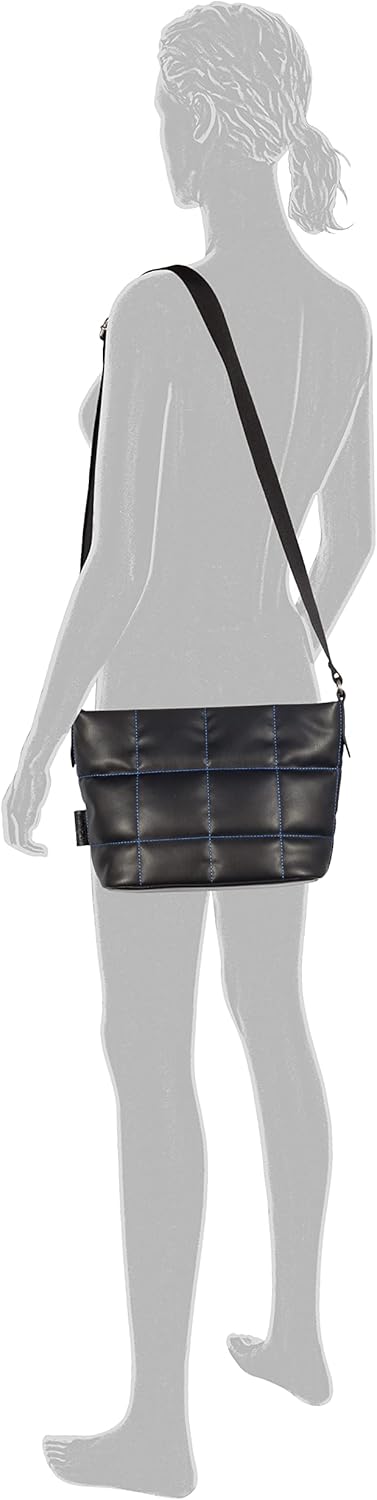 TOM TAILOR DENIM bags Carolin Damen Umhängetasche Crossbody Bag Schwarz Einheitsgrösse, Schwarz Einh