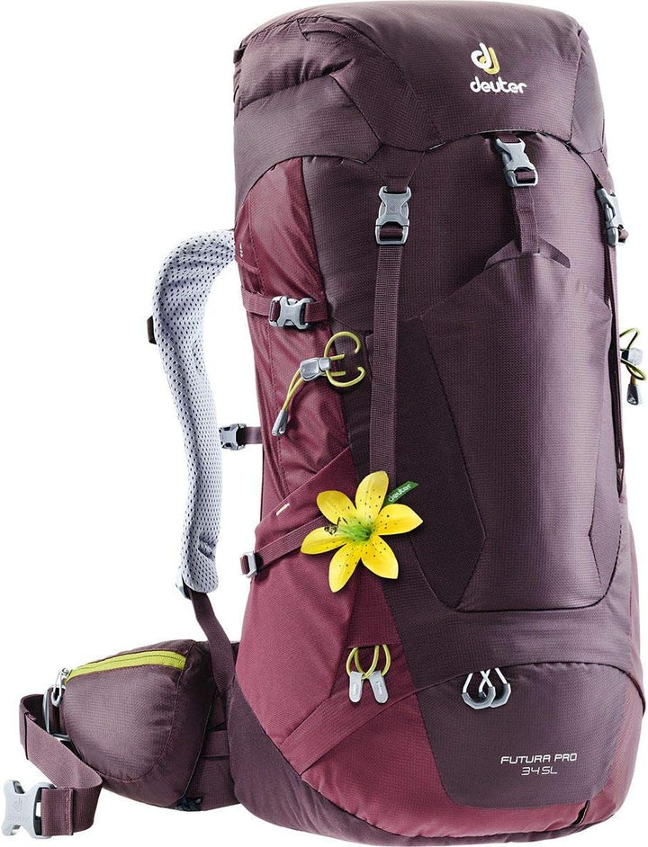 deuter Futura PRO 34 SL 2020 Model Women Wanderrucksack Aubergine-maron, Aubergine-maron