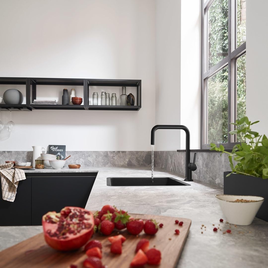 hansgrohe Küchenarmatur Talis M54 (Wasserhahn Küche, 360° schwenkbar, hoher Komfort-U-Auslauf 220mm,