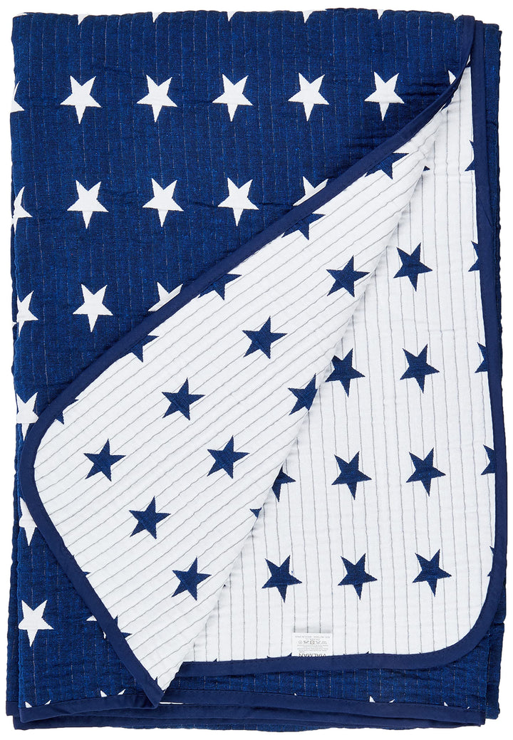 VIALMAN Sofia 10 Tagesdecke, 18% Baumwolle, Navy, 90 cm 90 cm Navy, 90 cm Navy