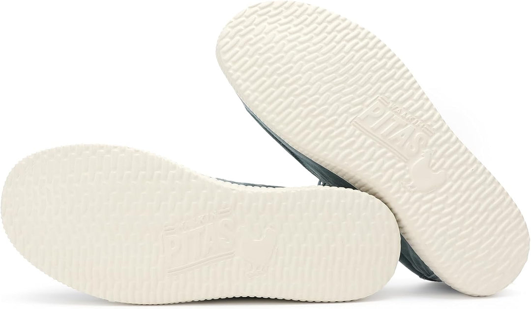 WALK IN PITAS | WP150 WALLABI Washed | Herren Mokassins | Flache Slipper für Männer | Slip on Loafer