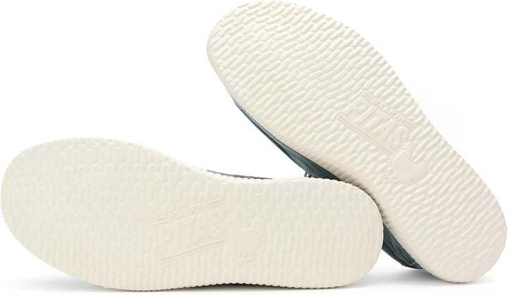 WALK IN PITAS | WP150 WALLABI Washed | Herren Mokassins | Flache Slipper für Männer | Slip on Loafer