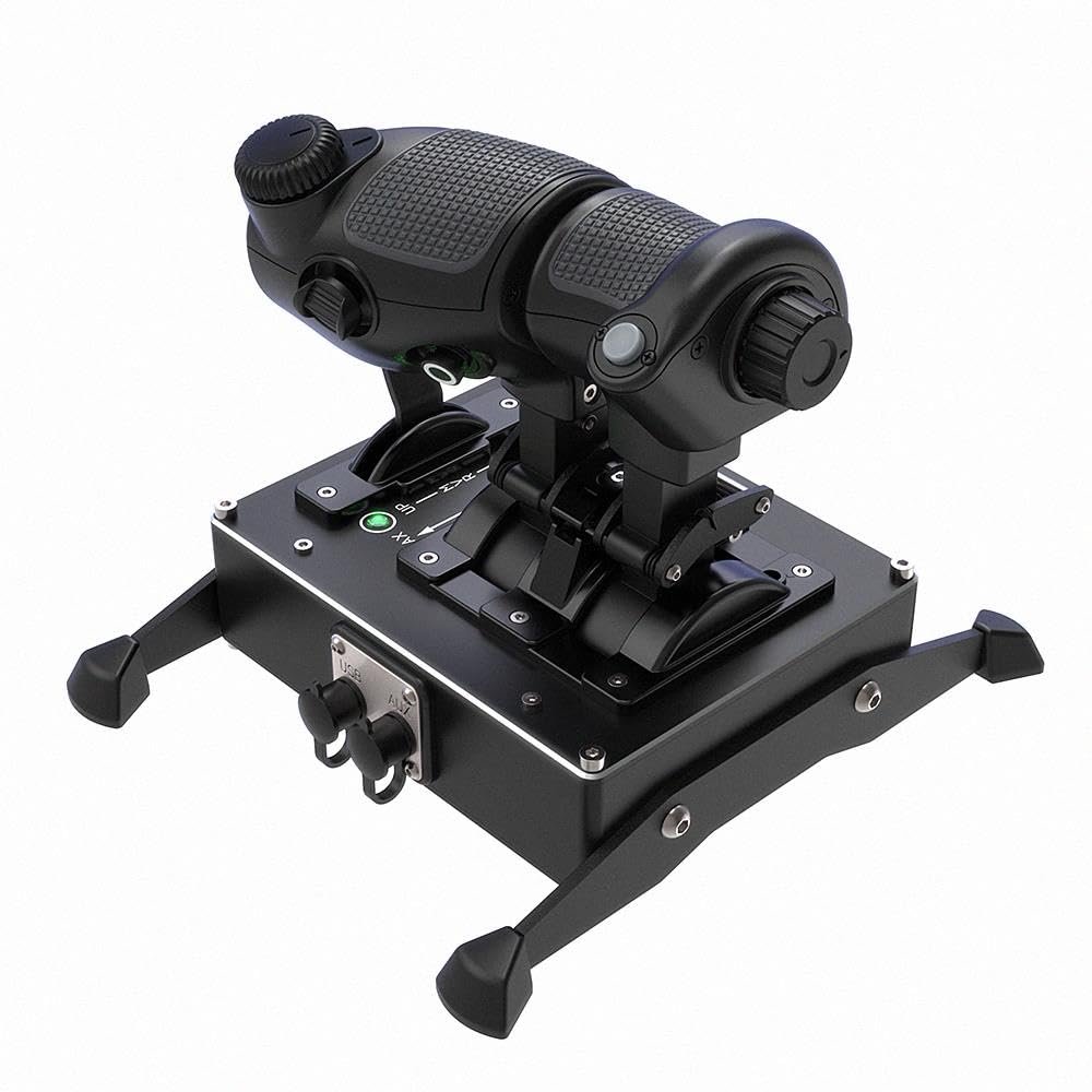 VIRPIL Controls - CDT-VMAX Throttle (Kompakter und Ergonomischer Zweimotoriger Gashebel, Einstellbar