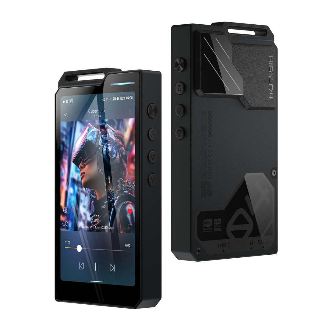 HiBy R4 Android-MP3-Player mit Bluetooth und WLAN, integriertes 4DAC-Android12, unterstützt Wiederga