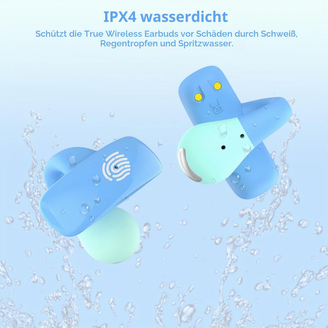 BANIGIPA Kinder True Wireless Earbuds, offene Ohrhörer für, leicht und bequem, 85 dB gesunde Lautstä