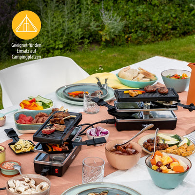 Tristar RA-2742 Raclette, Schwarz 4 Personen, 4 Personen