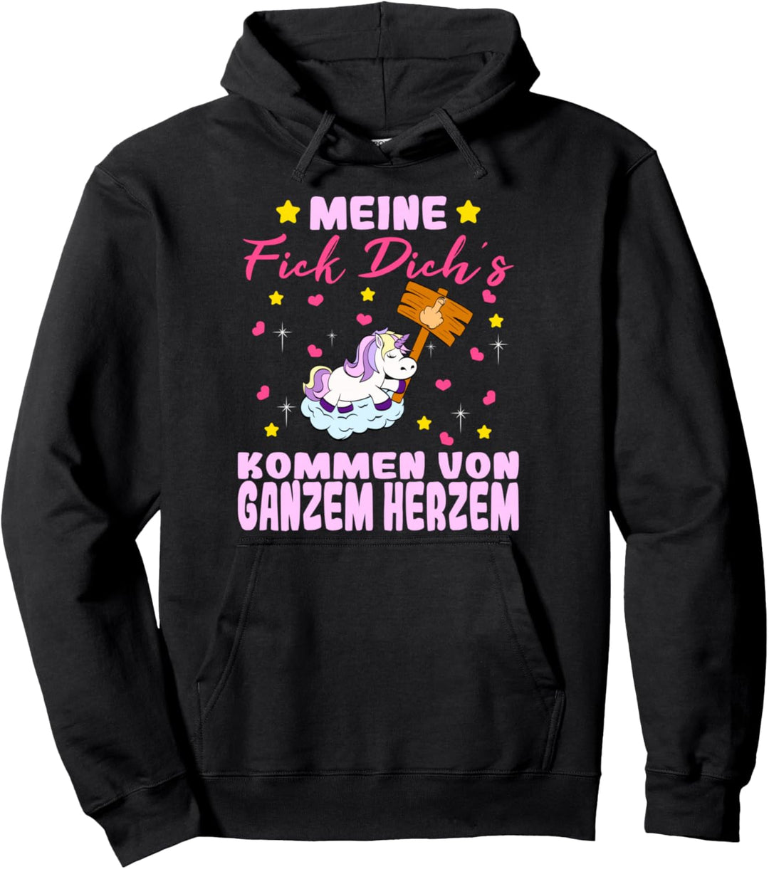 Meine Fick Dich's Kommen Von Ganzem Herzen Einhorn T-shirt Pullover Hoodie