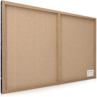 Navaris Magnettafel Magnetpinnwand Memoboard zum Beschriften - 60x40 cm Notiztafel div. Designs - Ta