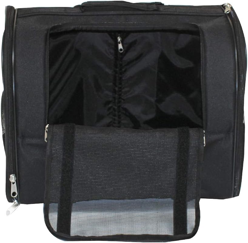 Croci Trolley Jolie 2 in 1 – Tragetasche für Katzen und kleine Hunde 44 x 33 x 28 cm – Trolley für H