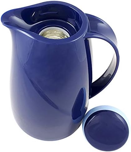 Helios Wave Isolierkanne, Kunststoff, dunkelblau, 1,5 Liter Dunkelblau 1,5 Liter, Dunkelblau 1,5 Lit