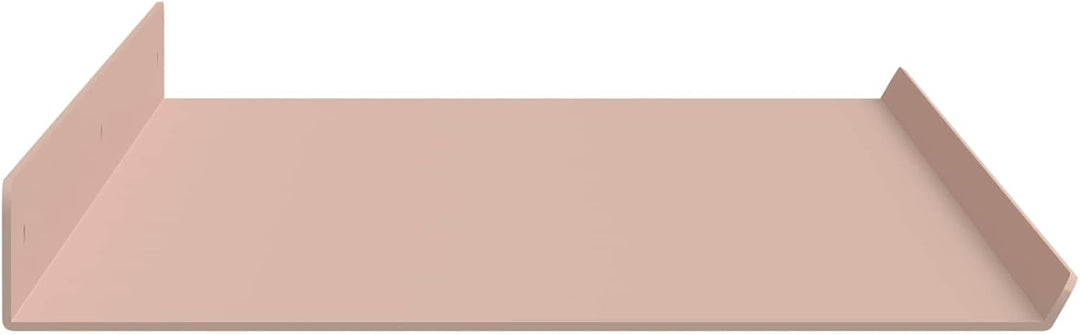 vidaXL Schwebendes Regal 4 pcs Rosa 80 x 18 x 2,5 cm Stahl, Wohnzimmeraufbewahrung, Stilvolle Wandre
