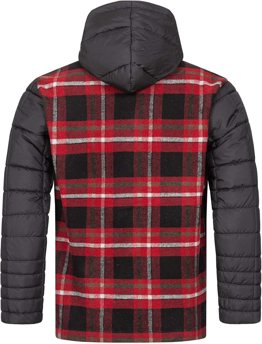 Rock Creek Herren Übergangsjacke Karierte Flanelljacke H-265 S Rot, S Rot