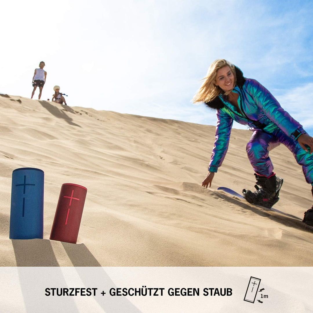 Ultimate Ears BOOM 3 Wireless Bluetooth-Lautsprecher, fetter Sound + tiefer Bass, Bluetooth, Magic B