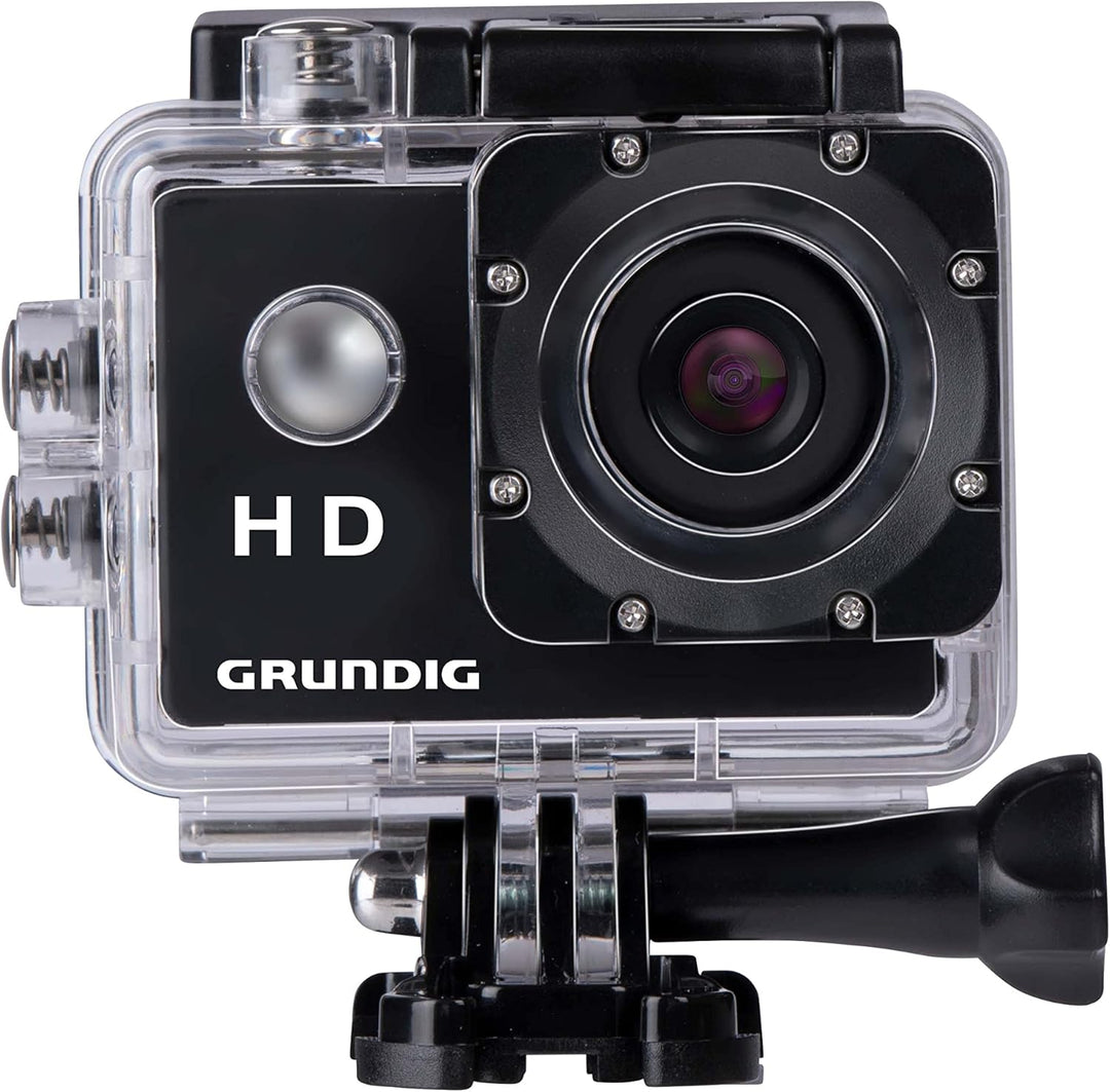 Grundig Action Kamera HD720P - Unterwasserkamera - Wasserdicht bis zu 30M - 2" LCD Bildschirm - Inkl