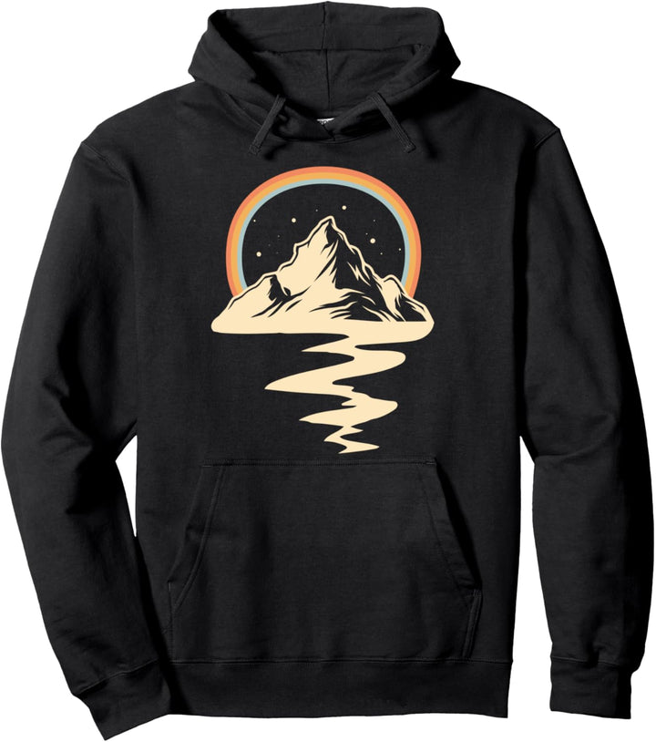 Berge I Sonnenuntergang I Outdoor I Natur I Wandern Pullover Hoodie