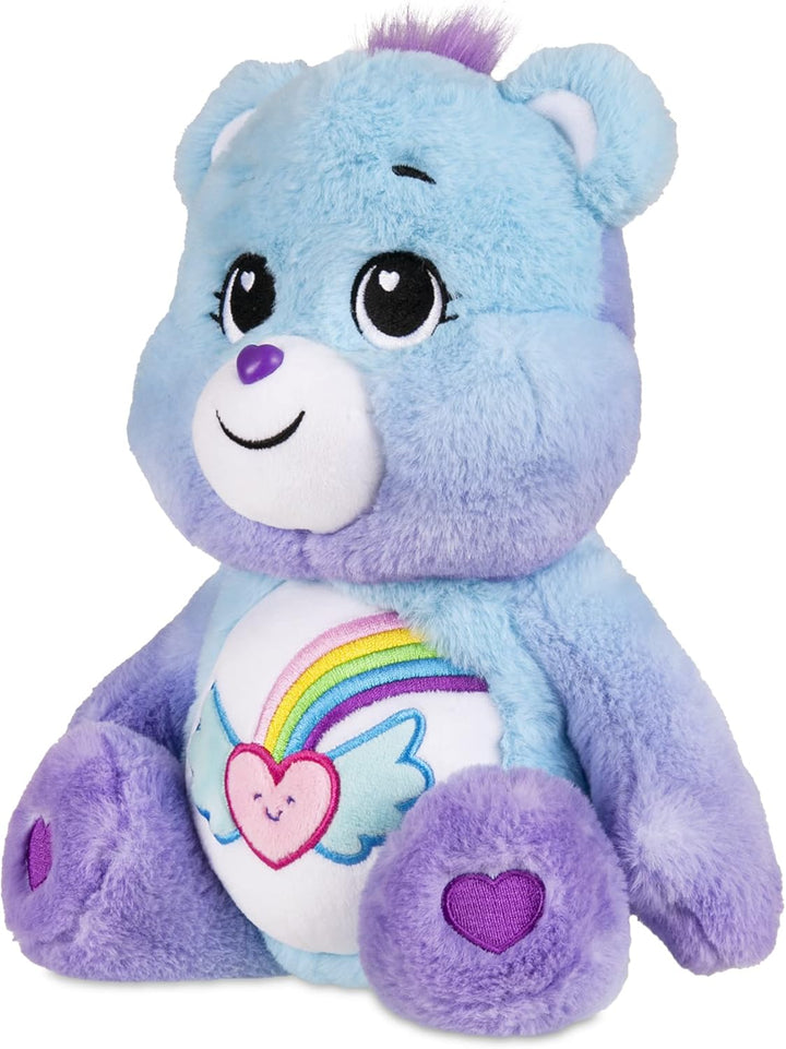 Basic Fun Care Bears 35 cm mittelgrosses Plüschtier – Dream Bright Bear – Optimistisch & ermutigend,