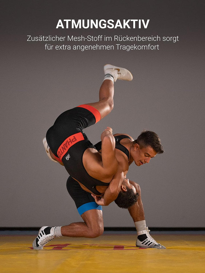 Phantom Athletics Ringertrikot Storm - Wrestling Ringeranzug Herren M Sturm - Schwarz, M Sturm - Sch