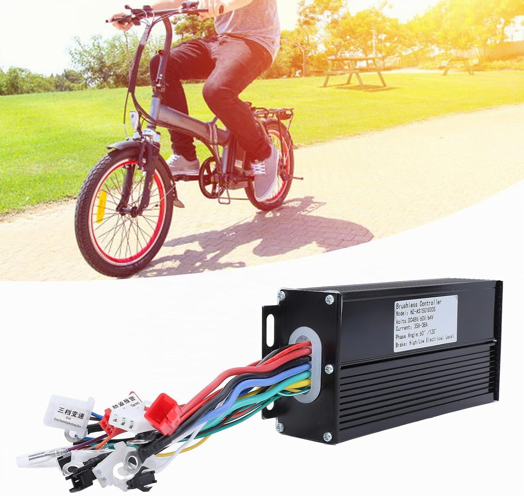 Brushless Motor Controller, 48V 60V 64V 1000W Bürstenloser Motor Controller für Elektrofahrrad Elekt