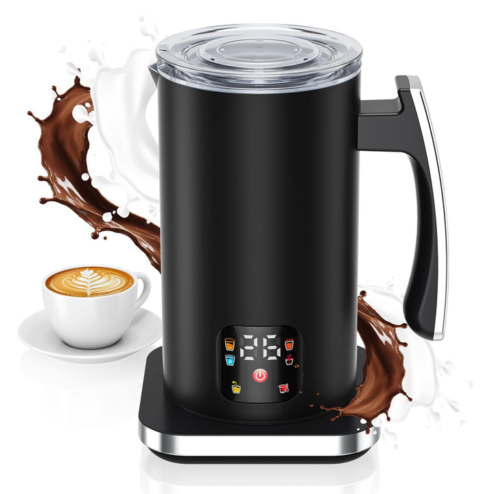 Elektrischer Milchaufschäumer 6-in-1, Milchschäumer, Milk frother 420ml, Milchaufschäumer, Milk foa
