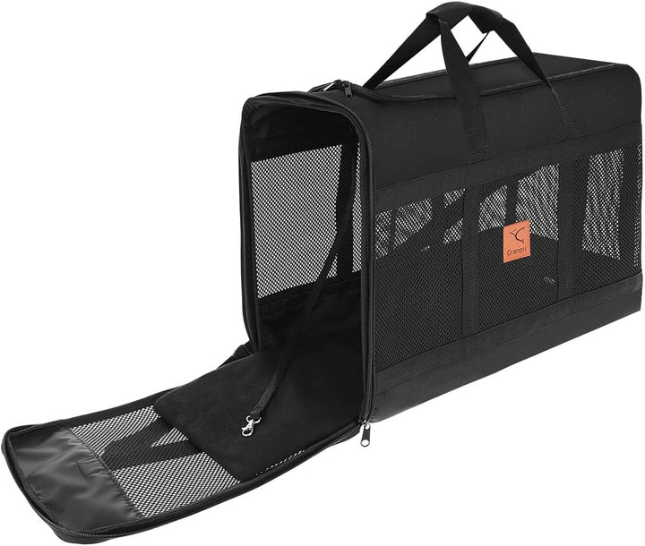 Granori Hundetasche 55x40x23 cm Flugzeug Hundetransporttasche/Hundetragetasche | Transportbox/Tiertr