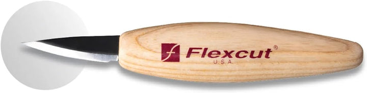 FLEXCUT Carving Knife Spitz zulaufendes Detailmesser, 3,5 cm, Spitz zulaufendes Detailmesser, 3,5 cm