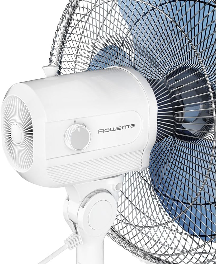 Rowenta VU4410 Essential+ Standventilator | 3 Geschwindigkeitsstufen | verstellbarer Neigungswinkel