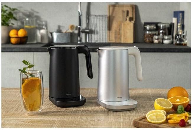 ZWILLING ENFINIGY Wasserkocher Pro mit 6 Temperatureinstellungen, Warmhaltefunktion, Edelstahl-Behäl