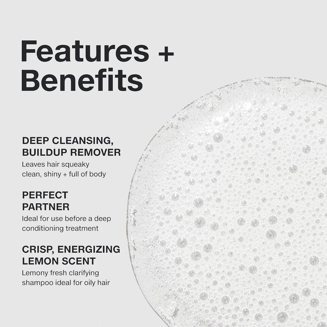 Paul Mitchell Shampoo Two - Clarifying Shampoo reinigt fettiges Haar und fettige Kopfhaut, Tiefenrei