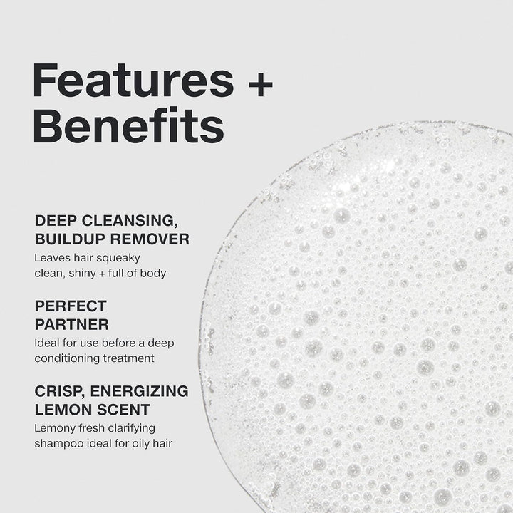 Paul Mitchell Shampoo Two - Clarifying Shampoo reinigt fettiges Haar und fettige Kopfhaut, Tiefenrei